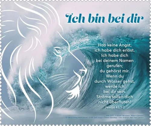 Ich bin bei dir (Mikrofasertuch)
18 x 15 cm