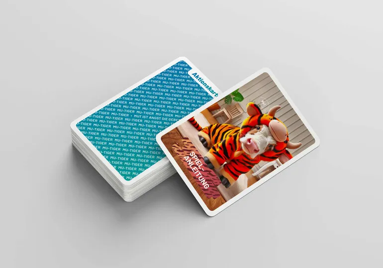 Mu-Tiger, werde mutiger - Kooperatives Serious Play Kartenspiel ab ca. 15 Jahre