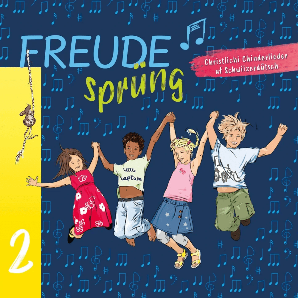 Freudesprüng 2 - Christlichi Chinderlieder uf Schwiizerdütsch, (CD mit Download)