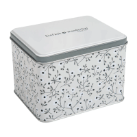 Tasse mit Metalldose - Einfach wunderbar, Psalm 139 - grau, Blumen 350ml