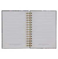 Notizbuch - His Mercies / Seine Barmherzigkeit / Kla 3:22-23 - mit Spiralbindung, violett,...