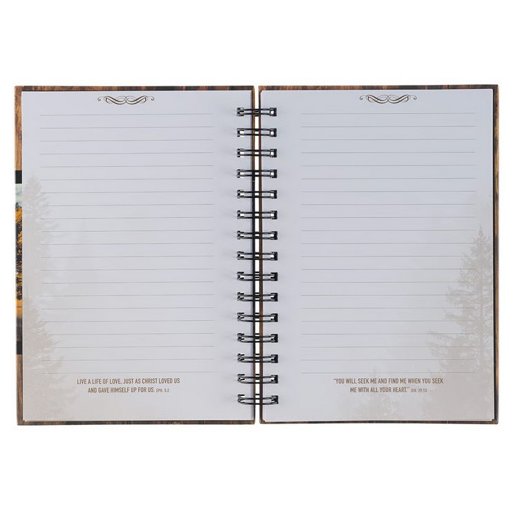 Notizbuch - The Lord is my strength / Der Herr ist meine Stärke / Ps 28:7 - mit Spiralbindung,...