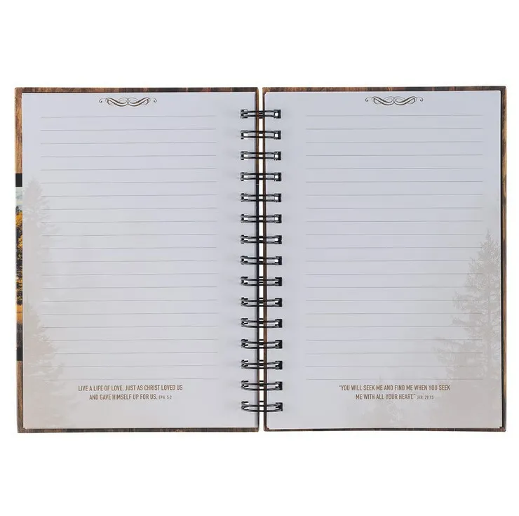 Notizbuch - The Lord is my strength / Der Herr ist meine Stärke / Ps 28:7 - mit Spiralbindung,...