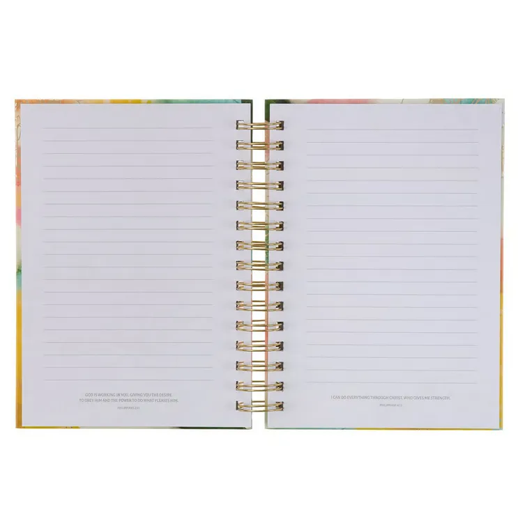 Notizbuch - Great is thy faithfulness / Gross ist deine Treue - mit Spiralbindung, pastell,...