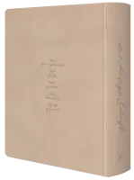 NeÜ bibel.heute Liebezurbibel (Schreibrandbibel OLIVE) - Flexibler Kunstledereinband - Beige mit...