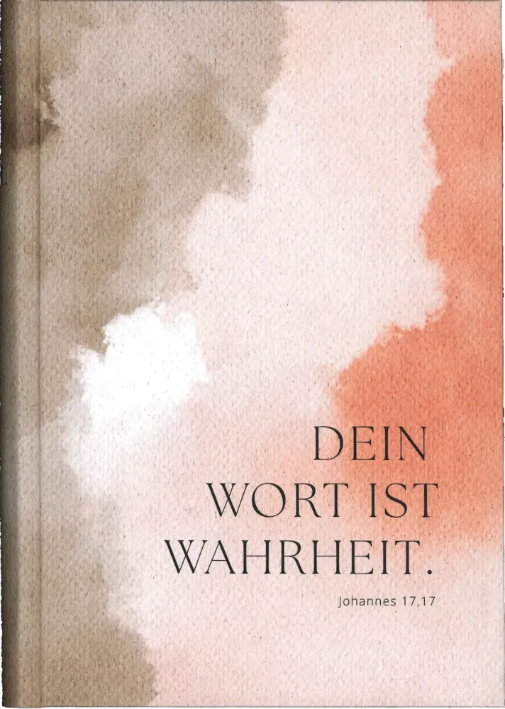 Elberfelder Bibel, CSV Hückeswagen Taschenausgabe - Hardcover, Aquarellmot mit Roségoldschnitt