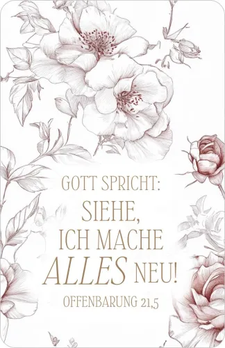 Kalender Kärtchen - Rosen (Jahreskalender)