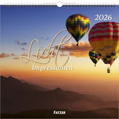 Licht Impressionen - Wandkalender