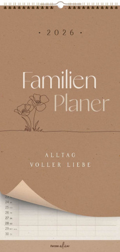 Kalender Alltag voller Liebe - Familien-Terminplaner