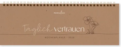 Täglich vertrauen - Wochenplaner