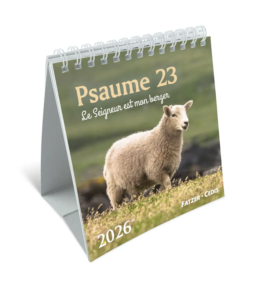 Psaume 23 - Petit format - calendrier à poser