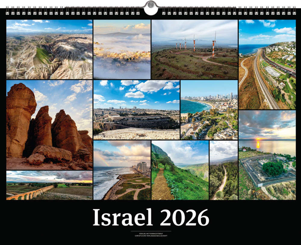 Israelkalender - Schwarz