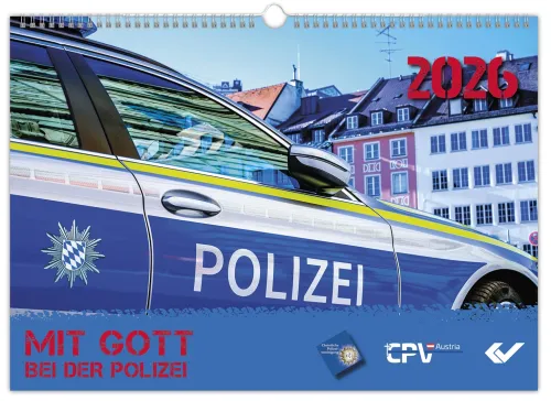 Mit Gott bei der Polizei - Kalender mit Poizeimotiven