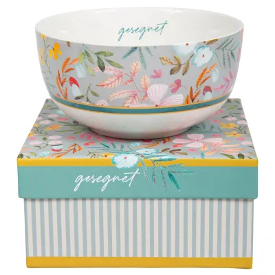 Gesegnet - Müslischale - Fassungsvermögen ca. 0,4 l - in Geschenkbox