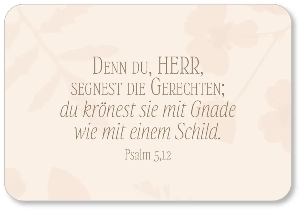 Minikarten-Box „Viel Segen" - 30 Bibelverse Segen und Ermutigung
mit Edlem Holzaufsteller