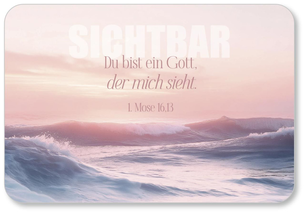 Minikarten-Box „Viel Zuversicht" - 30 Bibelverse Trost und Zuversicht
mit Edlem Holzaufsteller