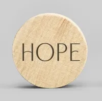 Holzmagnete Hope