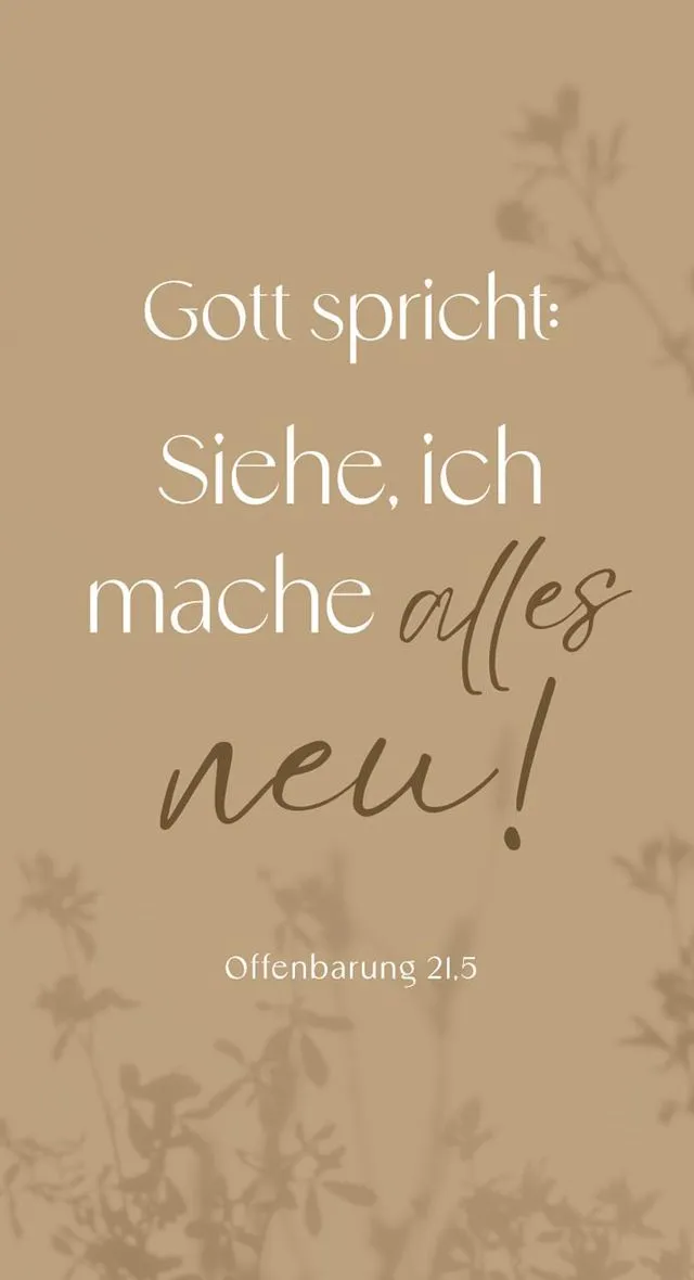Metallschild Jahreslosung 2026 Fatzer alive - Offenbarung 21,5