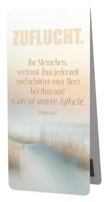 Magnet Lesezeichen Zuflucht - Psalm 62.9