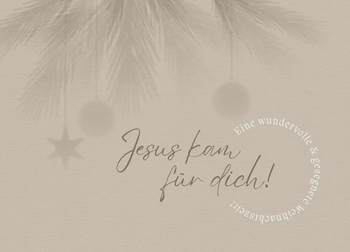Minikarten Weihnachten Fatzer alive - 12 Kärtchen
