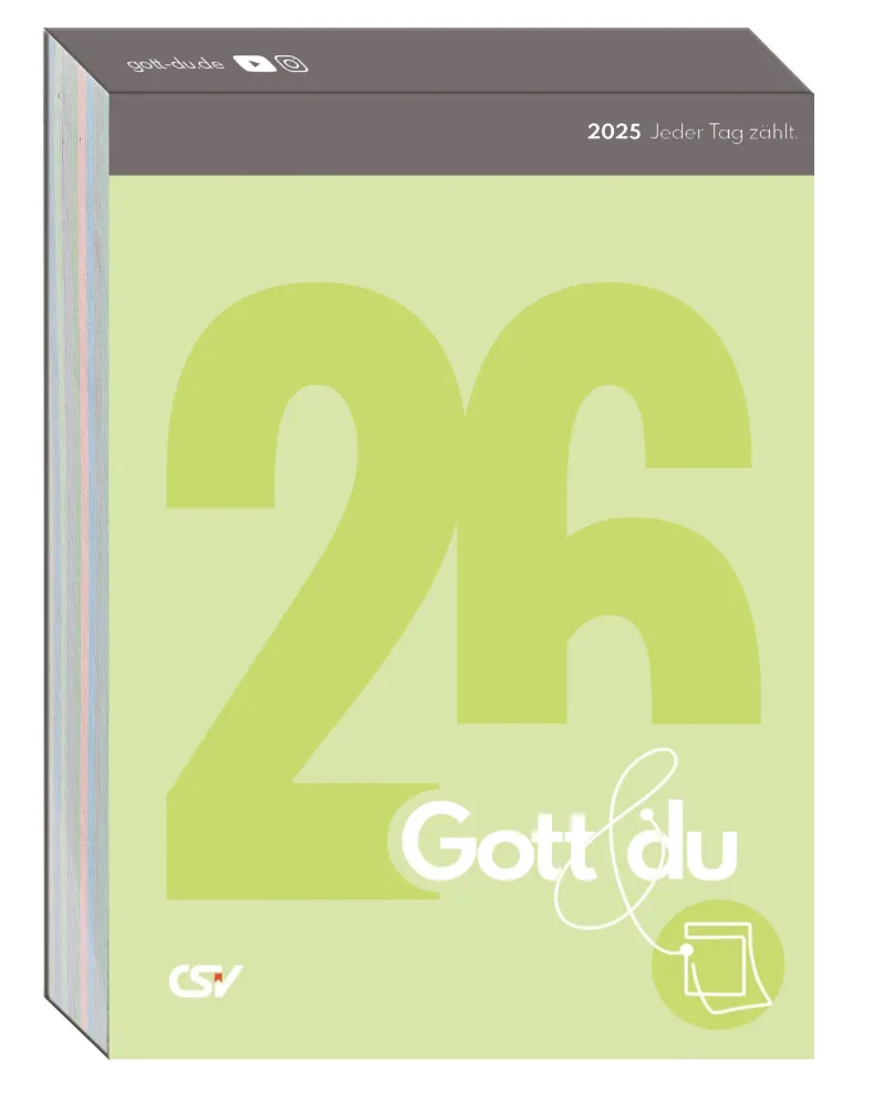 Gott & du - Abreisskalender - Jeder Tag zählt