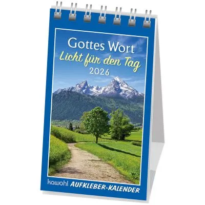 Gottes Wort - Licht für den Tag - Aufkleber-Kalender