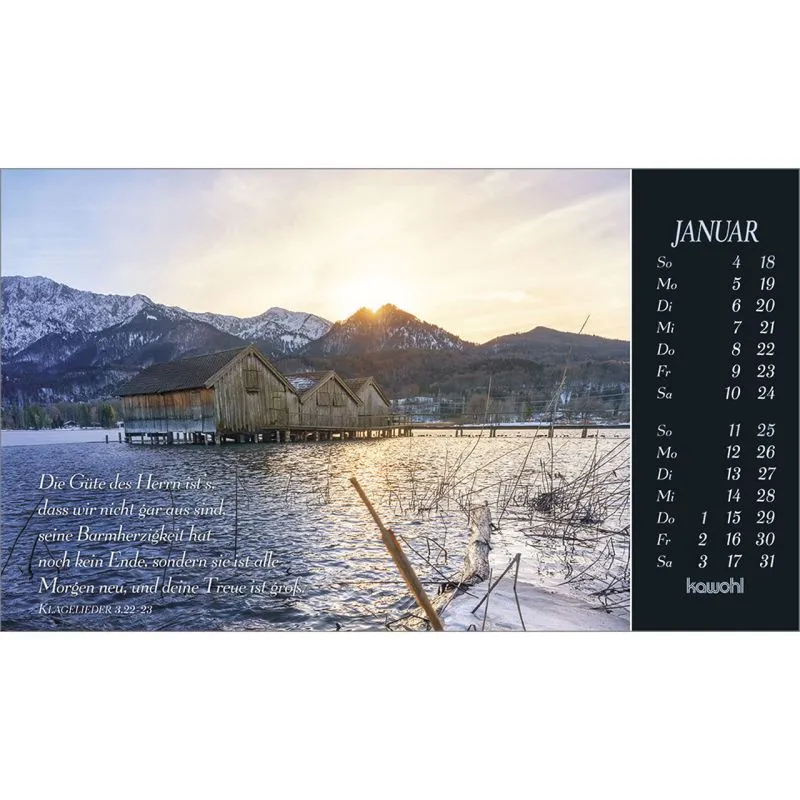 Sehnsucht nach Unendlichkeit - Panorama - Postkartenkalender