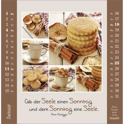 Kleine Freuden sehen - Postkartenkalender