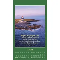 Möge Gott deinen Tag segnen - Irische Segenswünsche - Aufkleber-Kalender