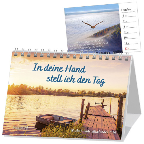 In deine Hand stell ich den Tag - Woche-Aufstellkalender