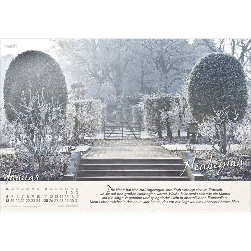 Wo Himmel und Erde sich berühren - Wandkalender