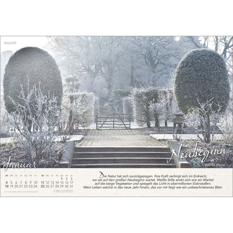 Wo Himmel und Erde sich berühren - Wandkalender