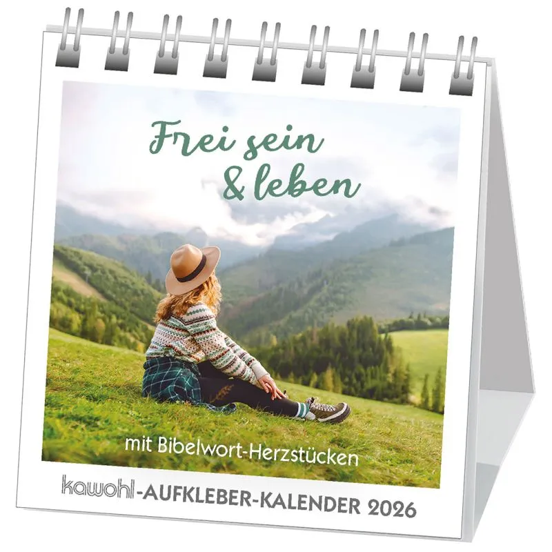 Frei sein & leben - Aufkleber-Kalender