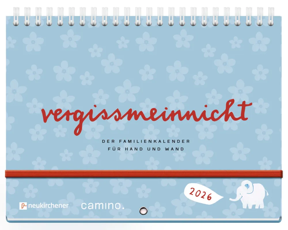 Vergissmeinnicht - Familienplaner A5 - Der Familienkalender für Hand und Wand