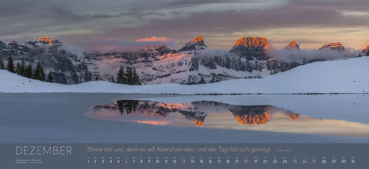 Ewigkeit im Herzen - Riesenpanoramakalender