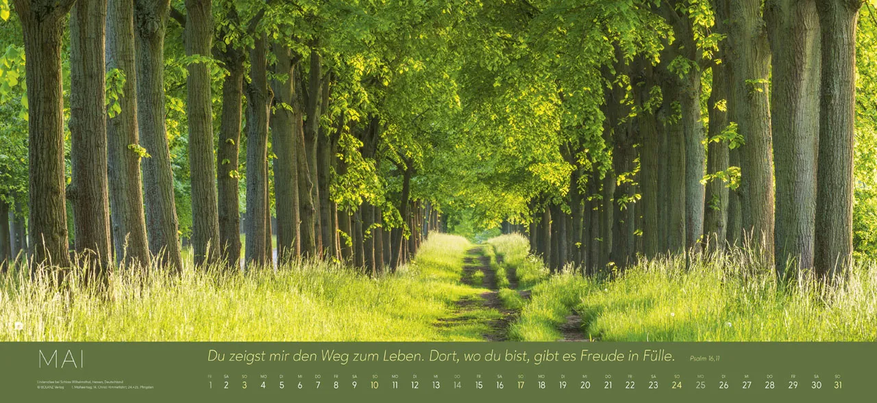 Ewigkeit im Herzen - Riesenpanoramakalender