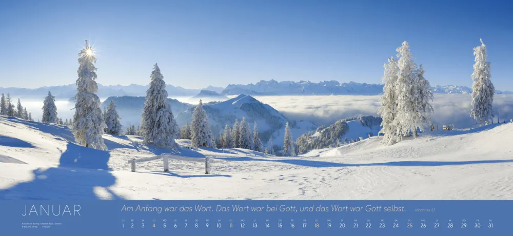 Ewigkeit im Herzen - Riesenpanoramakalender