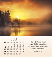 Schönheit des Lichts - Tischkalender