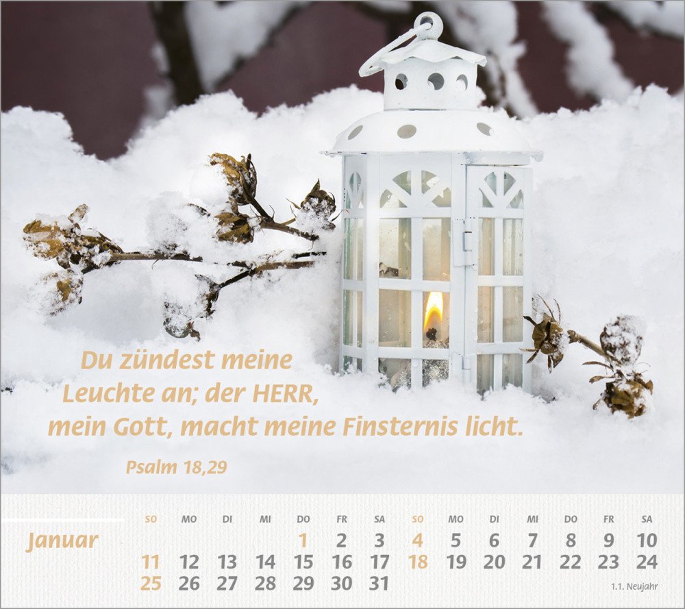Du bist meine Stärke - Tischkalender