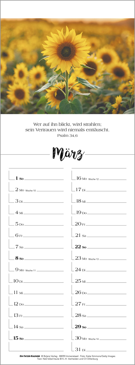 Denk dran - Streifenterminkalender