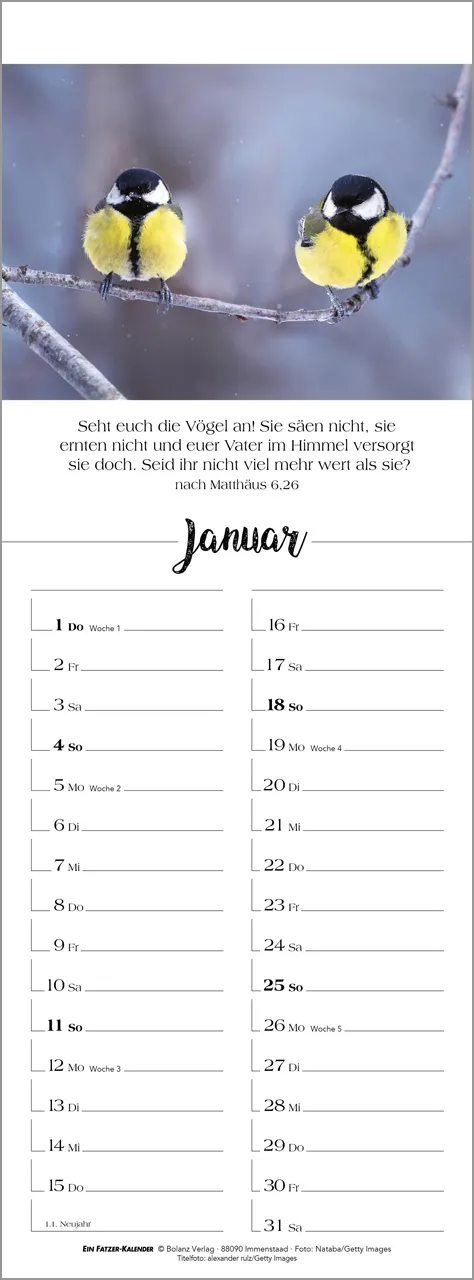 Denk dran - Streifenterminkalender