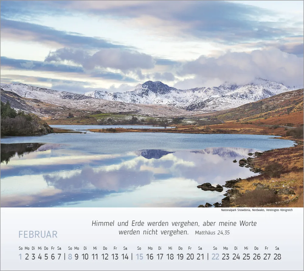 Wunderbare Bergwelt - Tischkalender