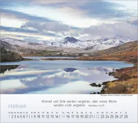 Wunderbare Bergwelt - Tischkalender
