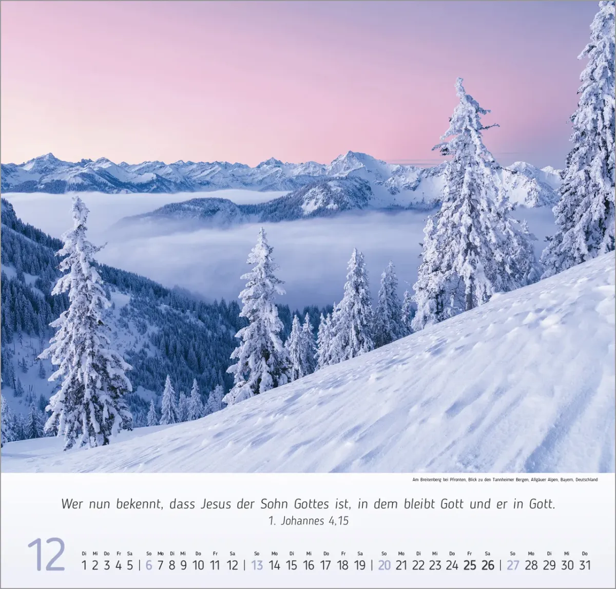 Berg Impressionen - Wandkalender