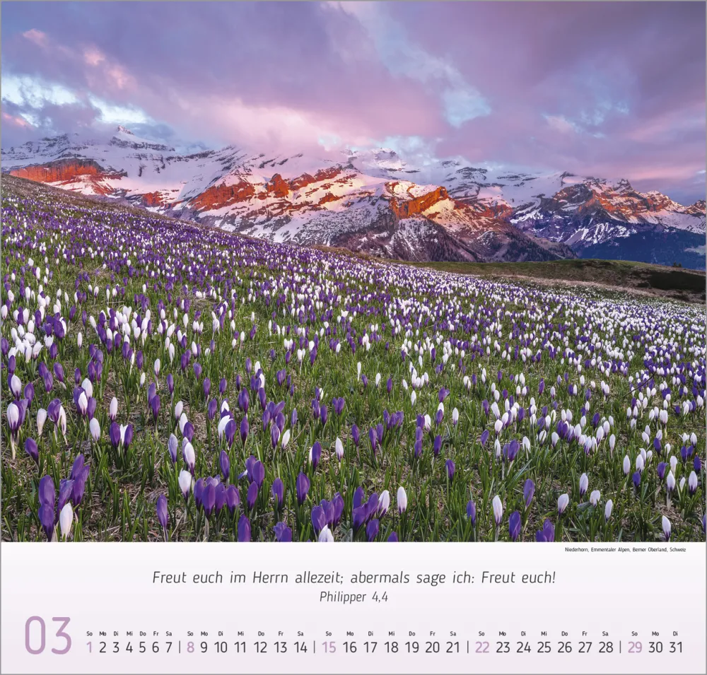 Berg Impressionen - Wandkalender