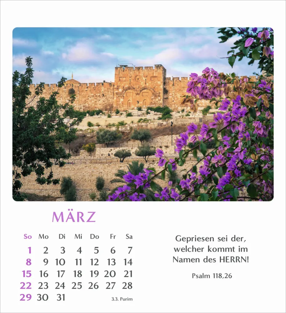 Geliebtes Israel - Tischkalender