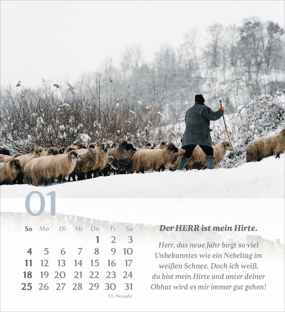 Psalm 23 - Der Herr ist mein Hirte - Tischkalender