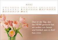 Das Geschenk der Freude - Panorama-Tischkalender