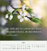 Zarte Blumengrüsse - Tischkalender
