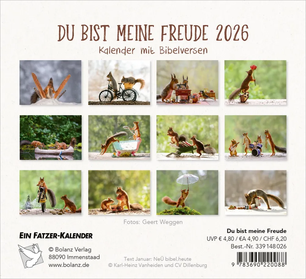 Du bist meine Freude - Tischkalender